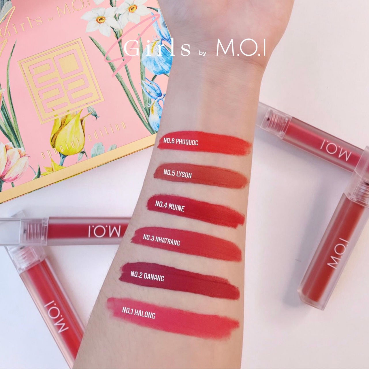 [Freeship + tặng quà] Son Kem Lì Sgirls Summer MOI Chất Son Nhung Lụa Đặc Biệt (Mới nhất 2021)