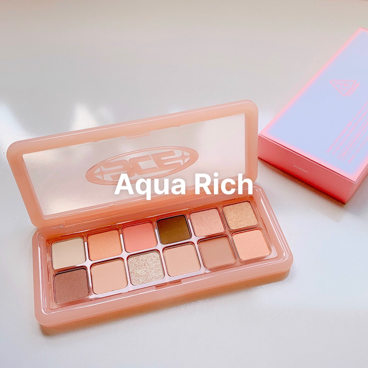 Bảng Phấn Mắt 12 Ô 3CE NEW TAKE EYESHADOW PALETTE [Motion Frame - Raw Neutrals - Creative Filter - Cheery - Purely]