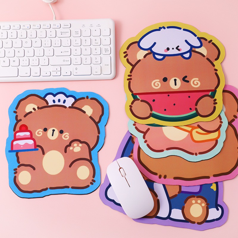 Tấm Lót chuột Hình Gấu Cute