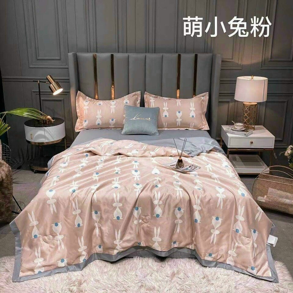 [HCM]Chăn lụa [CAO CẤP] chăn hè lụa thái chăn cotton lụa kích thước 2mx2m2 - Chăn nằm điều hòa chăn lụa thái siêu mềm mịn mát