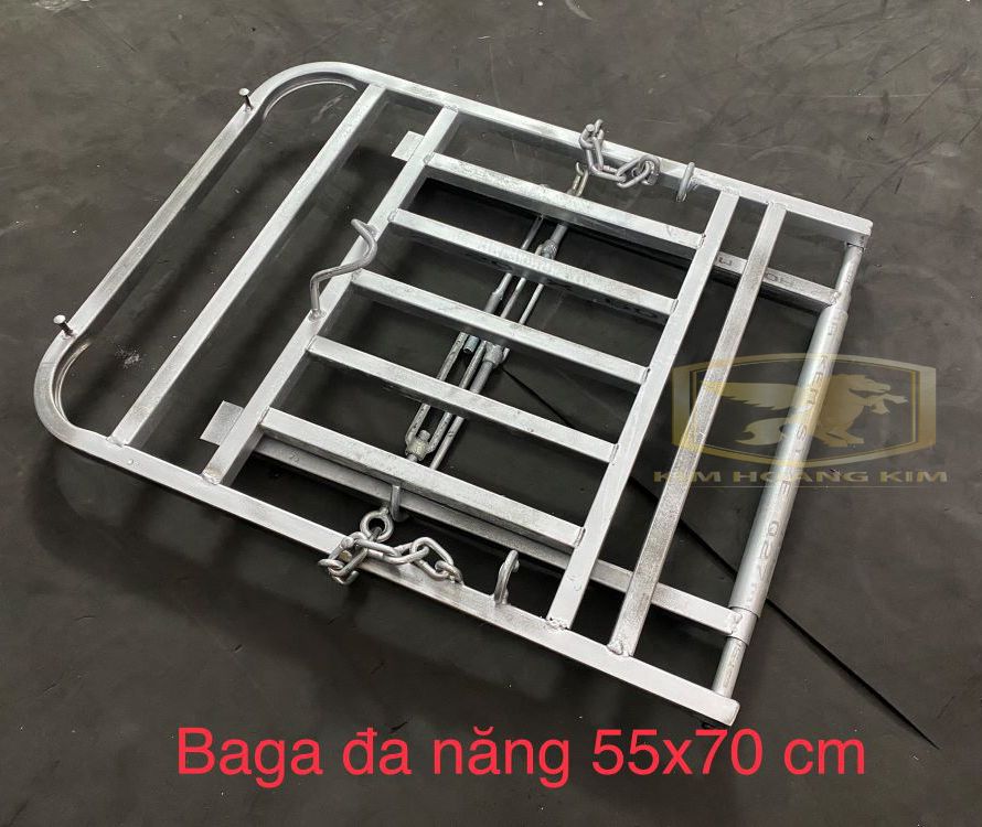Baga chở hàng đa năng loại thép vuông gắn mọi loại xe máy