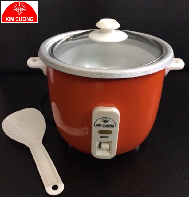 Nồi cơm điện Kim Cương 0.3 lít nắp kính rời