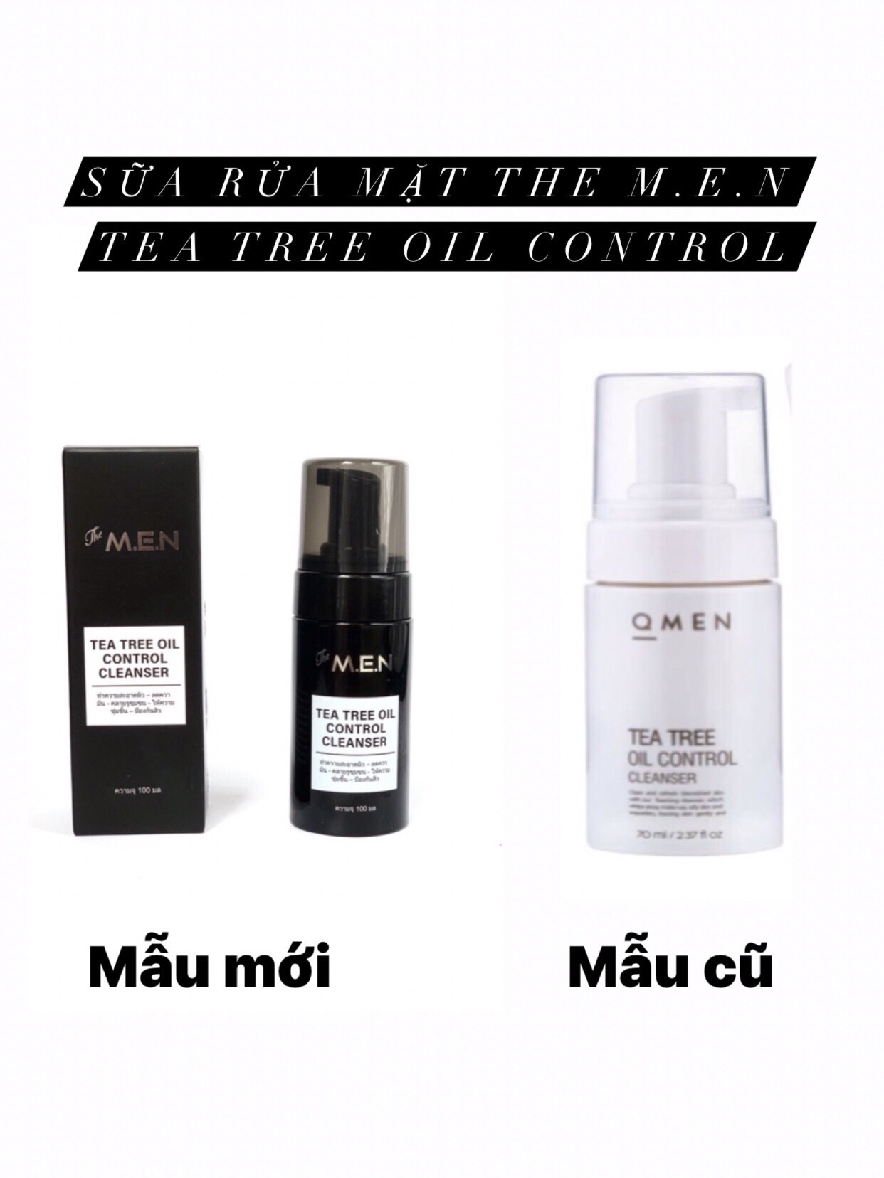 SỮA RỬA MẶT TẠO BỌT THE MEN TEA TREE OIL CONTROL