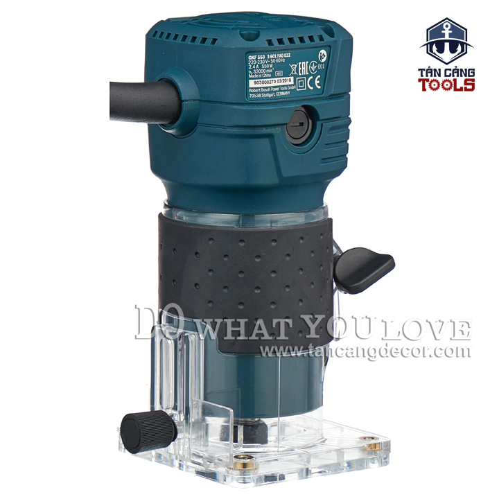 Máy Phay Bosch GFK 550 Cốt 6.35 mm 550W