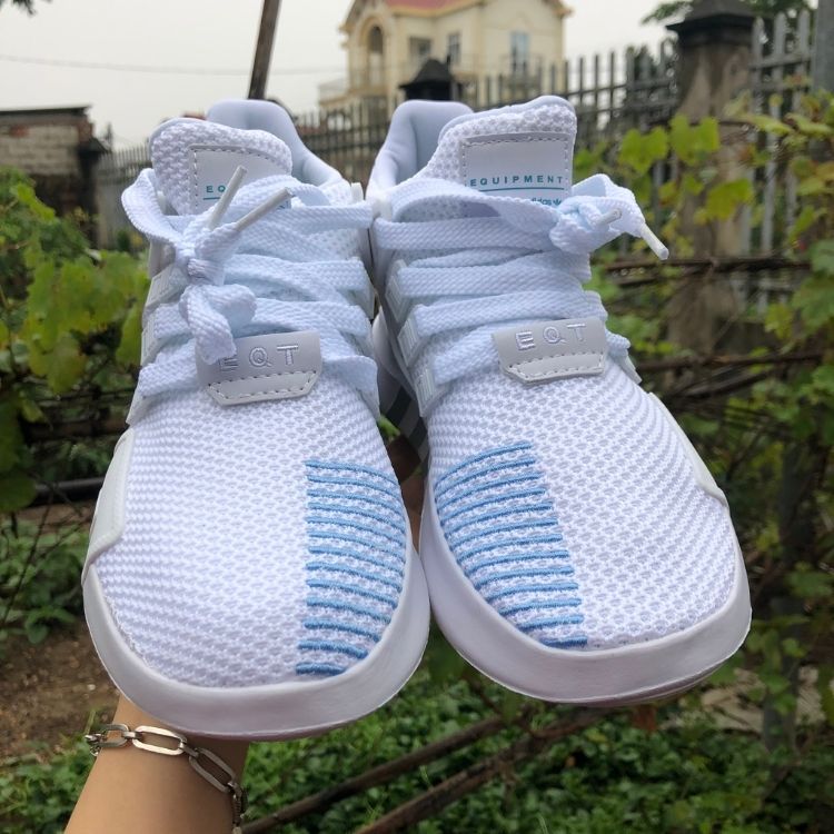 (FULL BOX) Giày Thể Thao Eqt Màu Trắng Nam Nữ
