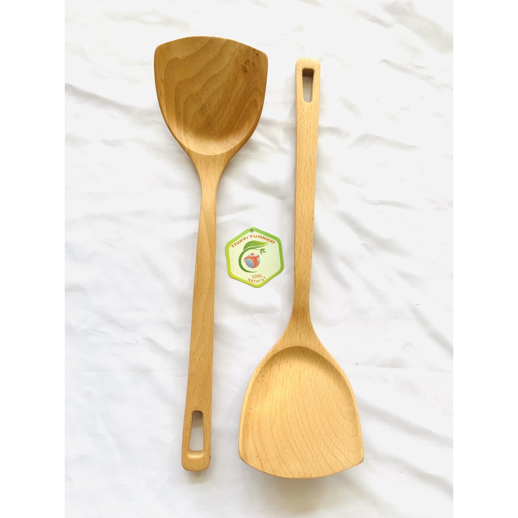 Sạn Cong Ghép Gỗ Beech Thanh Tú 35Cm