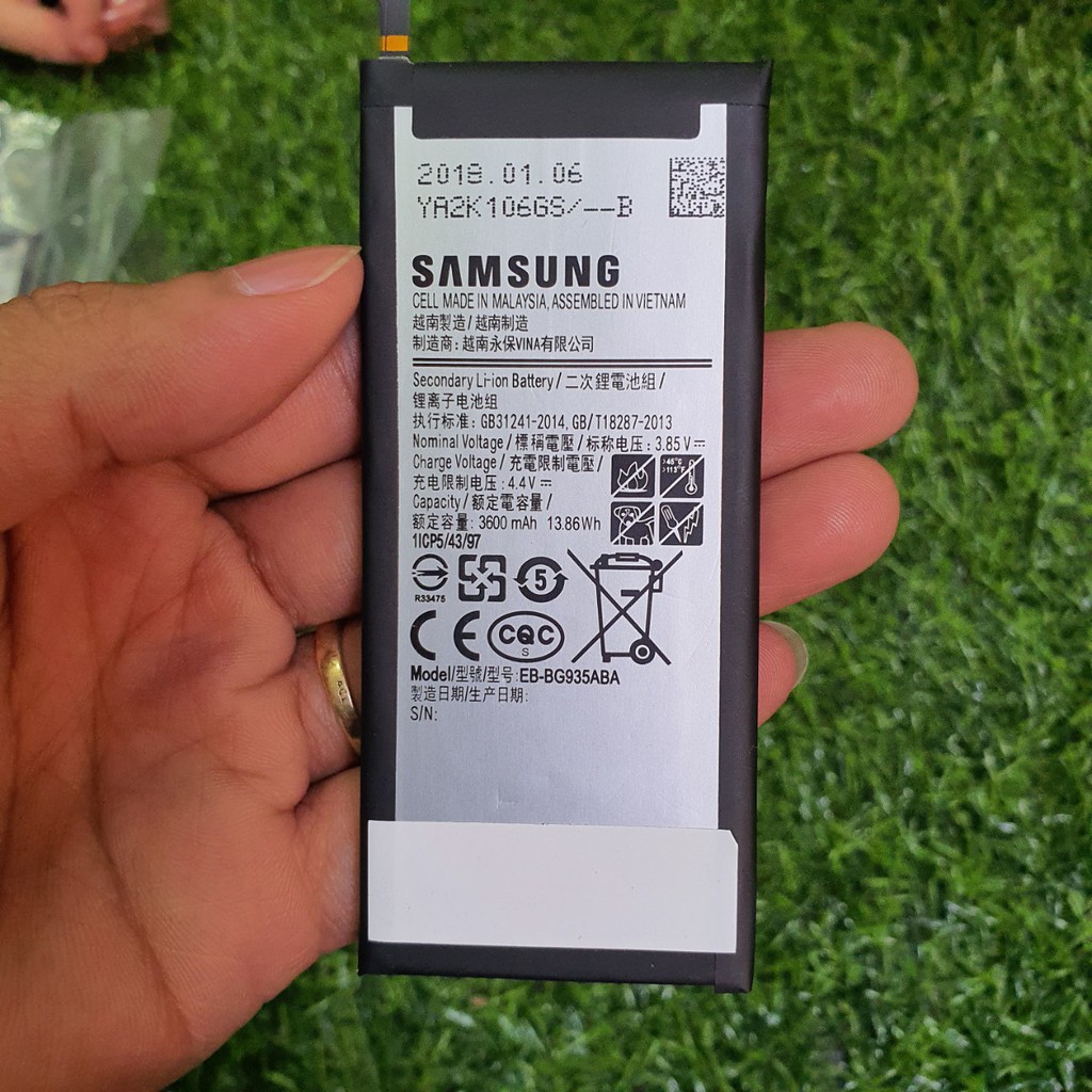 Pin samsung galaxy s7 edge chính hãng, eb-bg935aba dung lượng 3600mah, mới 100%