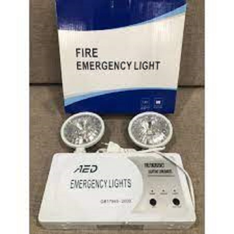 Emergency light, fire protection rescue light. Emergency lighting fault lamp