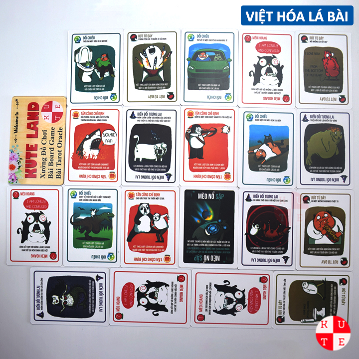 Mèo Nổ Mở Rộng Imploding Kittens Việt Hóa