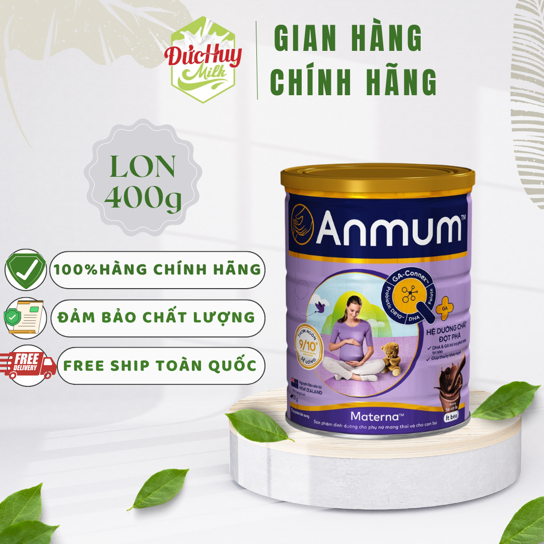 Sữa Bột Anmum Materna Hương Sôcôla 400g