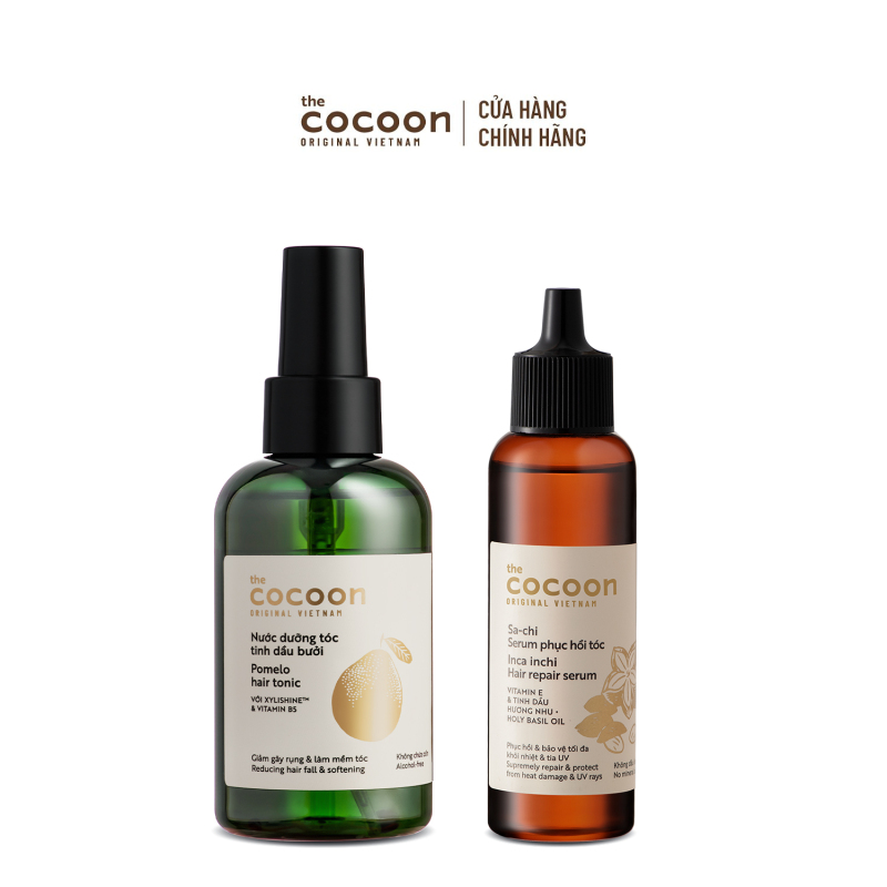 Combo tóc dài bóng mượt Cocoon nhập khẩu