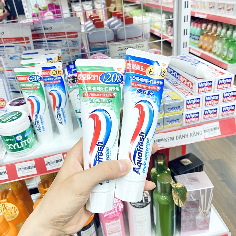 Kem Đánh Răng Aquafresh Tuýp 160g Nhật Bản