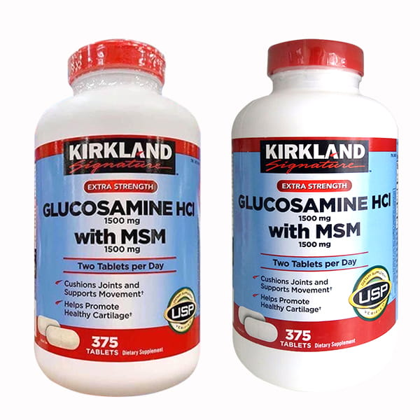 KIRKLAND Glucosamine HCL 1500mg With MSM 1500mg- BIFA