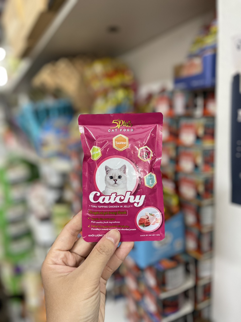 Pate Catchy gói cho mèo 70g