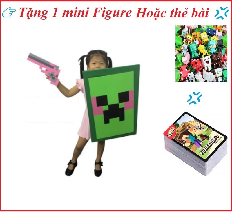 Đồ chơi Minecraft creeper cực ngầu