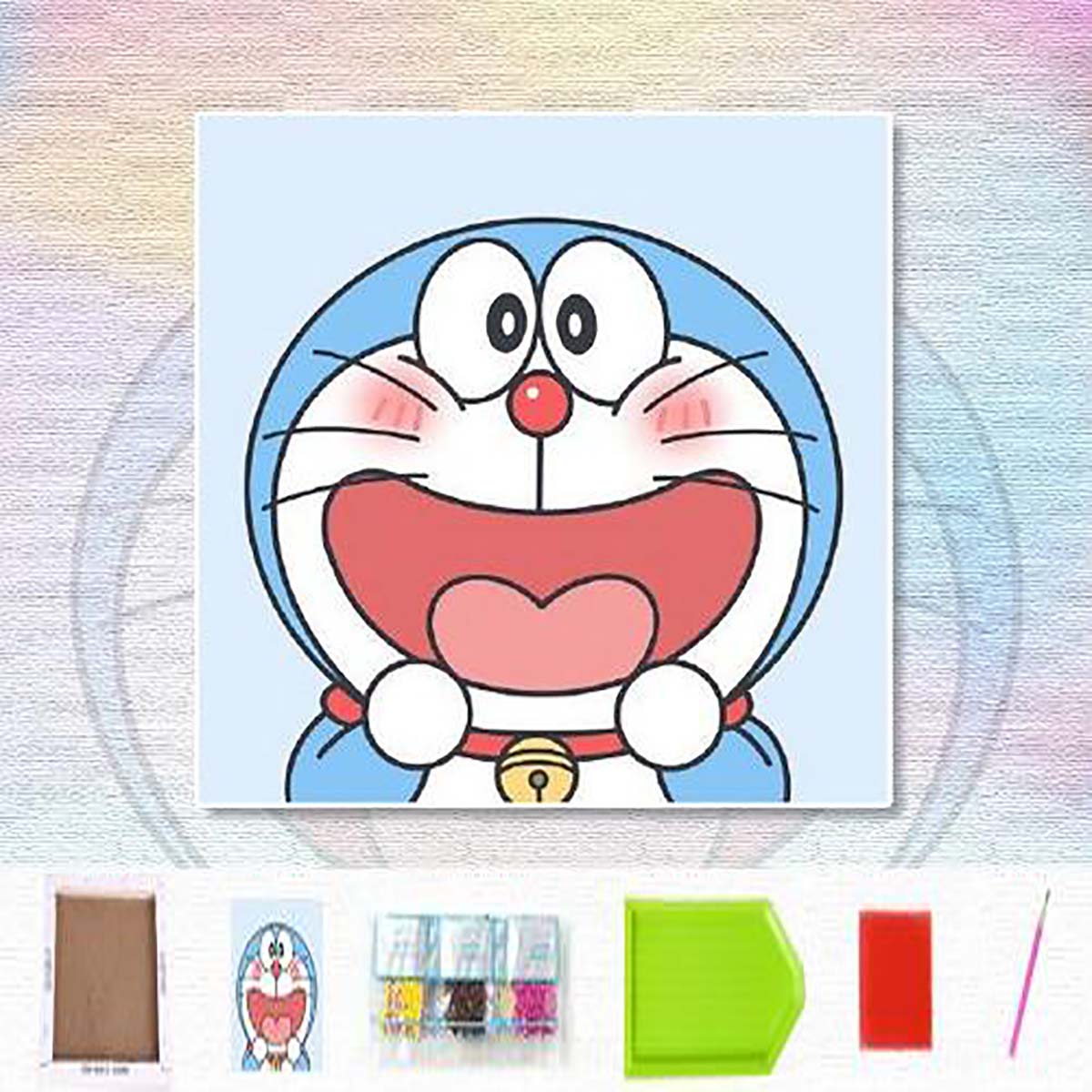 Tranh Đính Đáhoạt hình (ĐÁ ABC CAO CẤP). Kích Thước:20x20cm