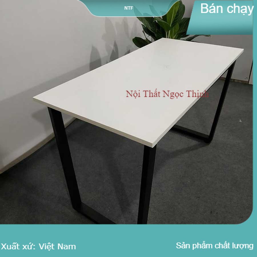 Bàn làm việc chữ U cao cấp, khung sắt dày, mặt bàn phủ Melamin chống trầy xước, ẩm mốc, kích thước 120x60x75mm