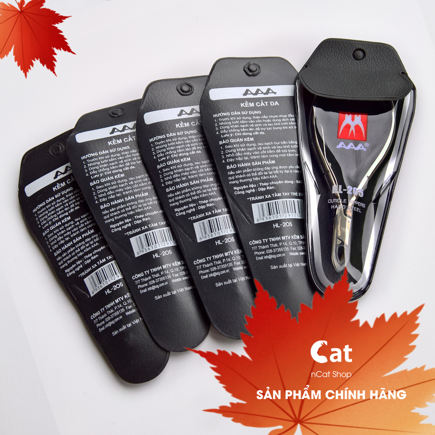 Kềm AAA - HL205 - Combo 5 Cây - Kềm Cắt Da