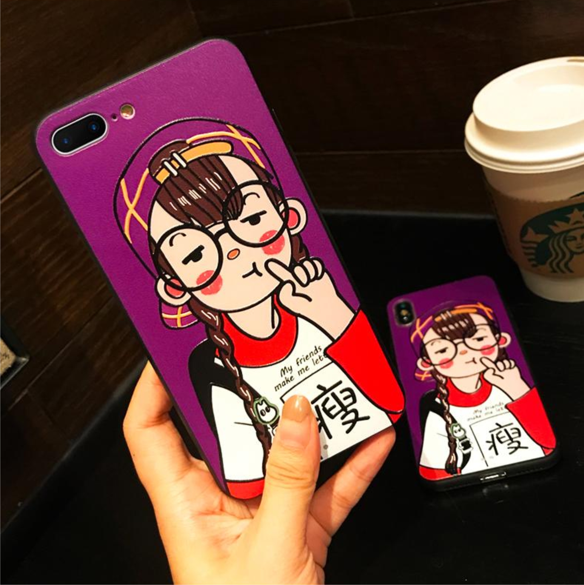 [ IPHONE ] Ốp Lưng Silicon My Friend (Không Vân Nổi)