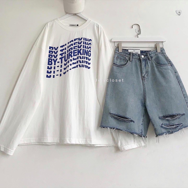 QUẦN JEANS NGỐ RÁCH 3 LINE🔥