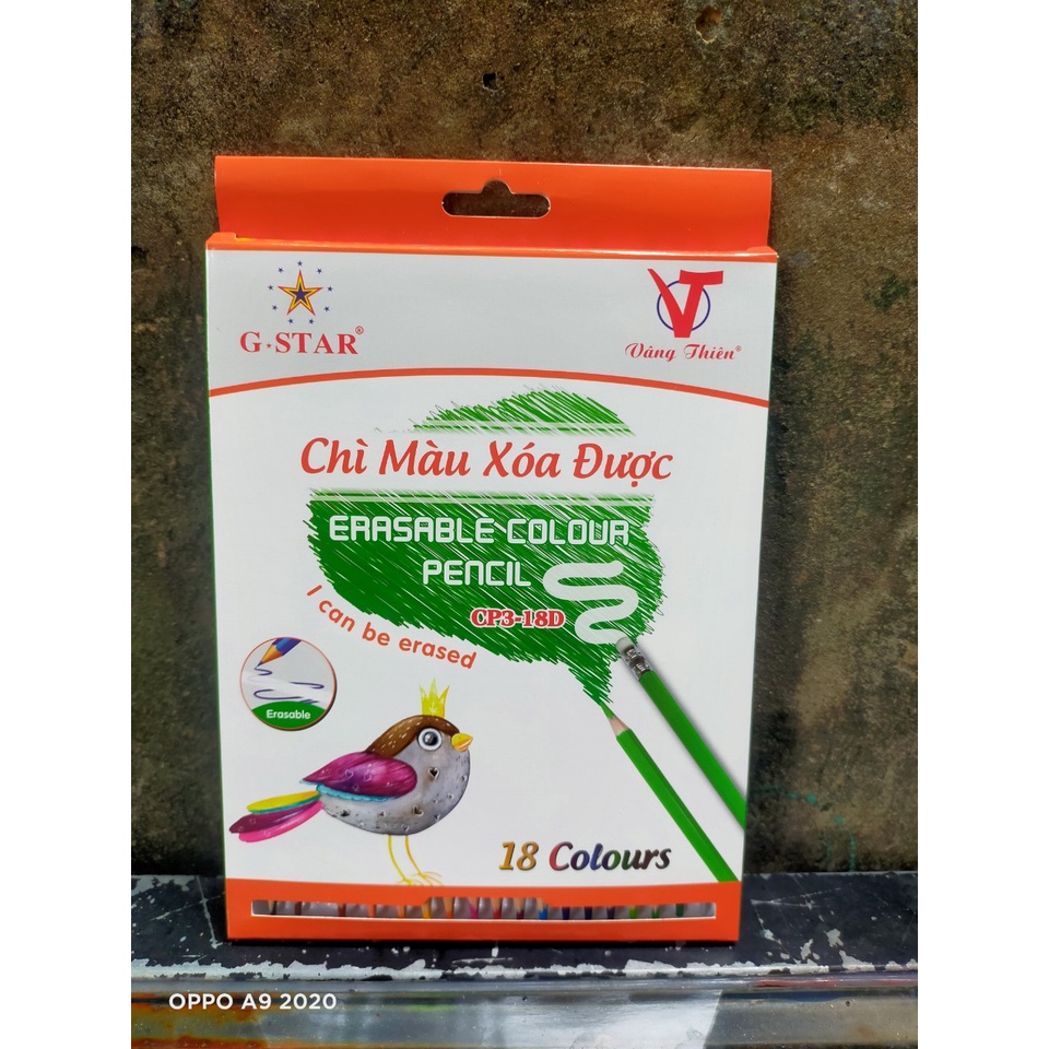 Chì màu xoá được CP3-18D 18 màu