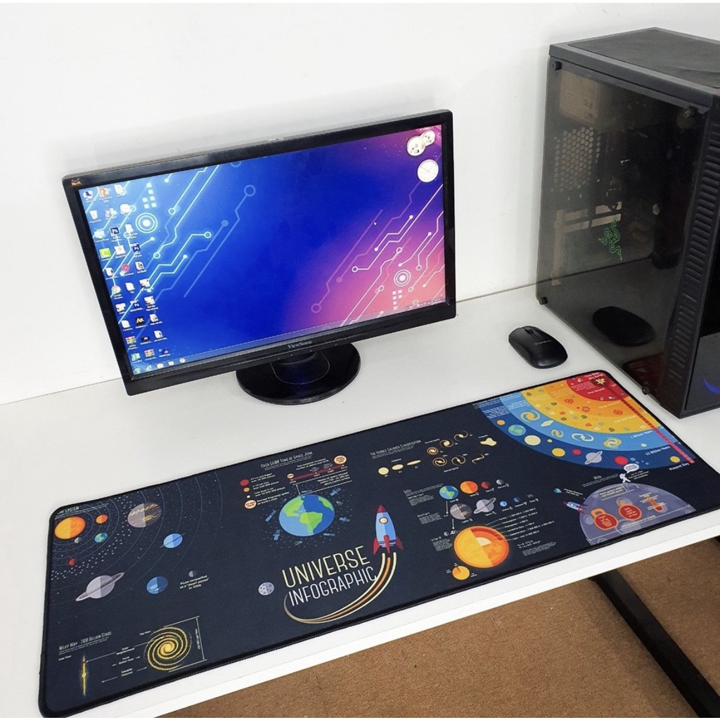 Lót chuột Hệ Mặt Trời, Lót chuột Thiên Văn Học, Lót chuột các Hành Tinh chuyên game chống trơn trượt siêu bền siêu rẻ
