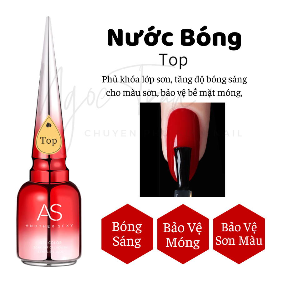 [HCM] Top AS Đỏ | Nước Bóng Sơn Gel | Chai Chức Năng