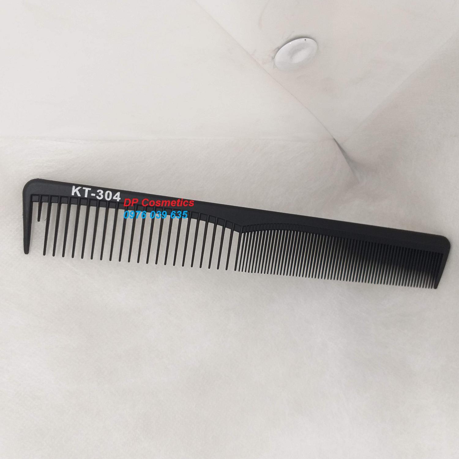 [HCM]Lược cắt tóc chịu nhiệt KT-304 đen