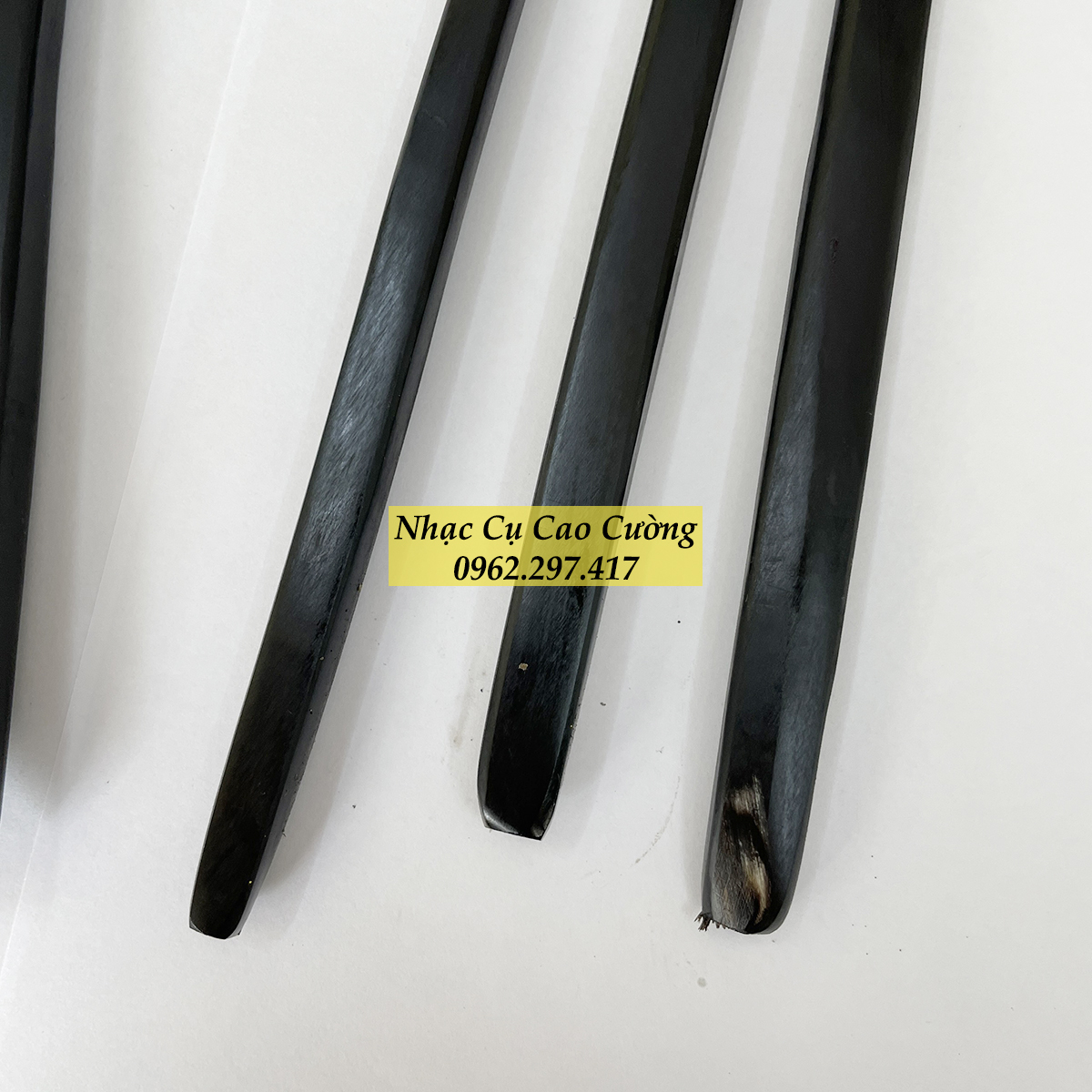Cần Đàn Bầu 48cm Chất Sừng Nhạc Cụ Cao Cường