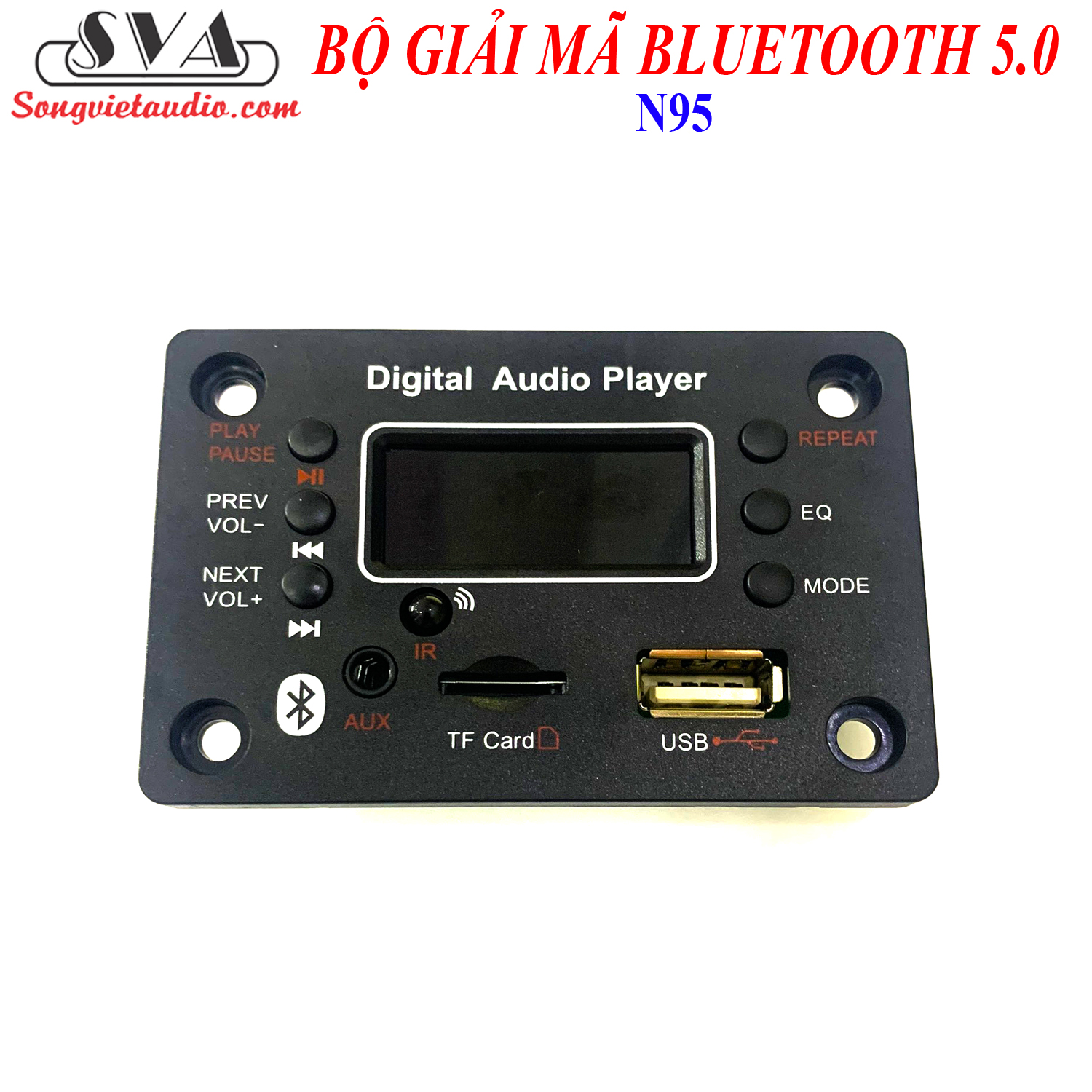BỘ GIẢI MÃ ÂM THANH BLUETOOTH MÀN HÌNH LCD - N95