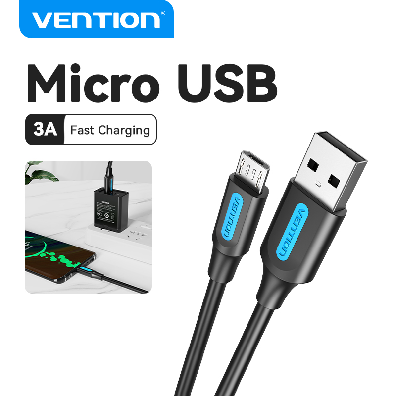 Vention Micro USB Cable Fast Charging For Xiaomi Redmi Note 5 Pro Android Mobile Phone Data Cable for Samsung S7 Micro Charger