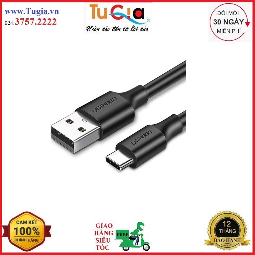 Cáp USB Type C to USB 2.0 Ugreen 60118 (2m) Hàng chính hãng