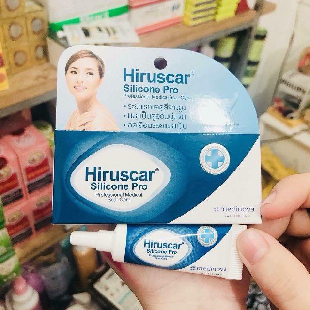 Gel Mờ Sẹo Hiruscar Silicone Pro 4g.