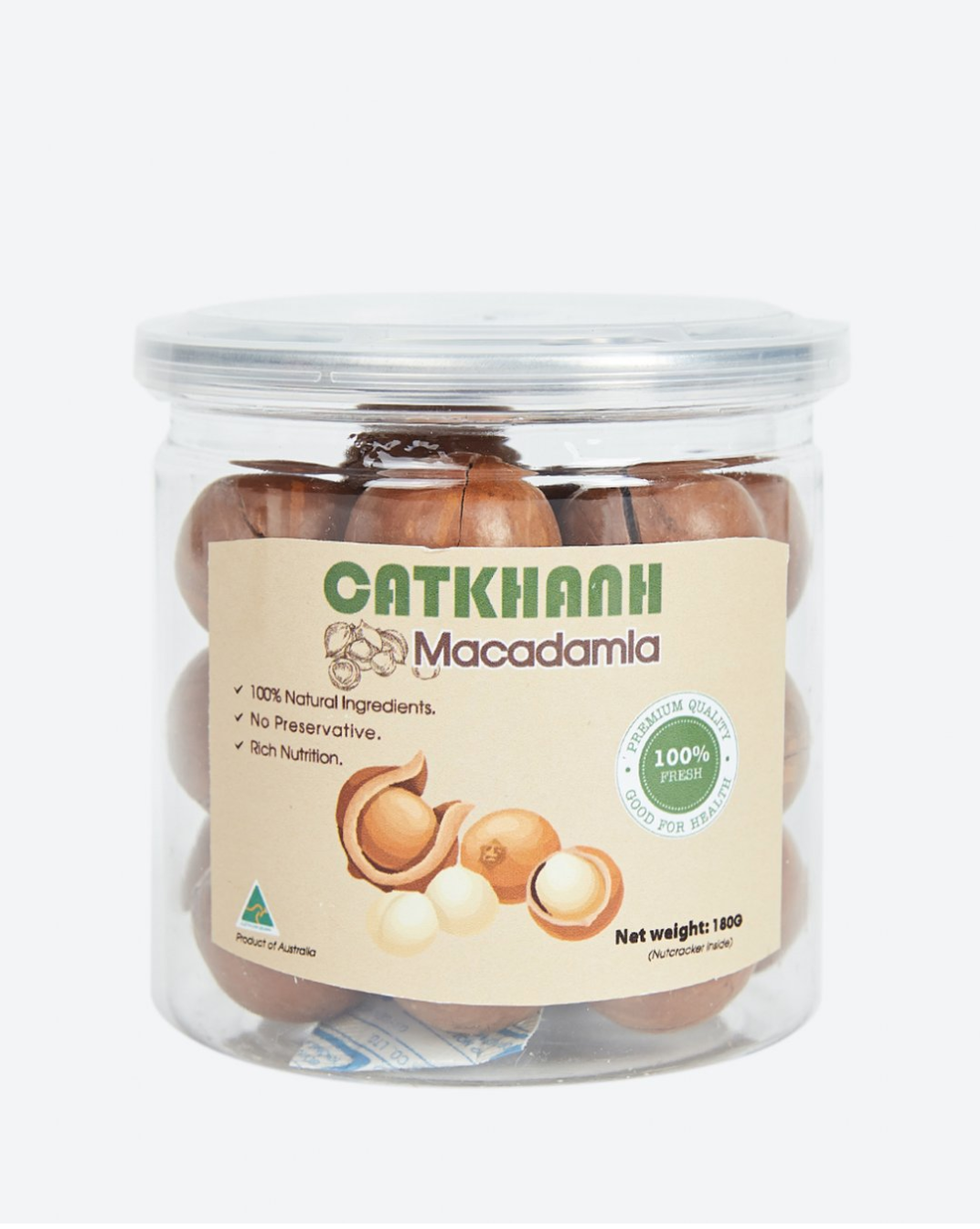 Hạt Macca Cát Khánh hũ 180gr