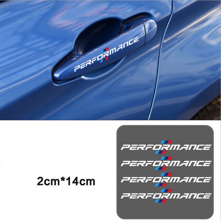 [HCM]Bộ 4 tem tay nắm cửa ô tô Performance