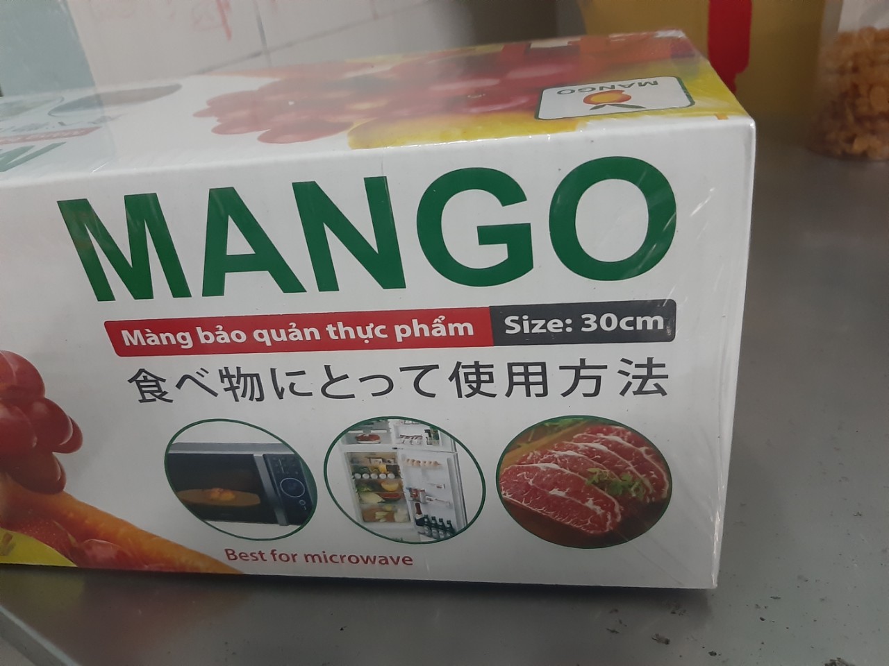 [1 cuộn] Màng bọc thực phẩm 412 x30cm
