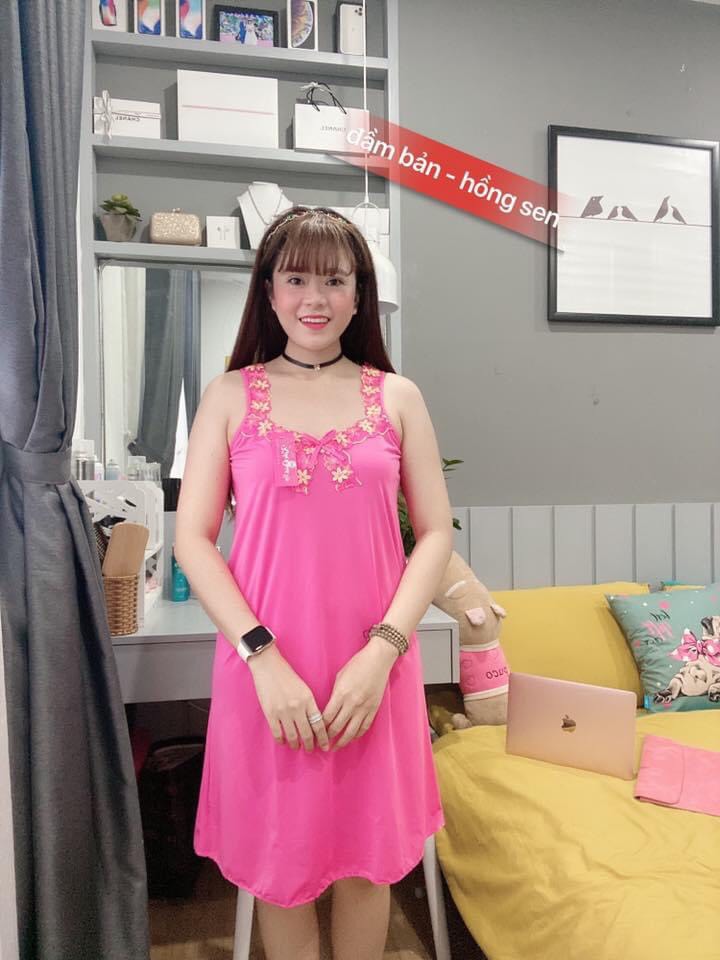 [FreeshipMAX] [HCM]Đầm Ngủ Thun Lạnh Mặc Nhà Loại 1