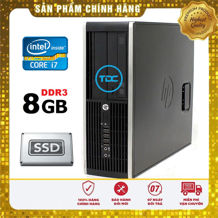 [Trả góp 0%]Case máy tính để bàn HP 6300 Pro SFF core  i7 3770 ram 8GB ổ cứng SSD 120GB. Hàng Nhập Khẩu nguyên chiếc dùng cho máy tính văn phòng máy tính chơi game học tập làm việc.Tặng usb thu wifi
