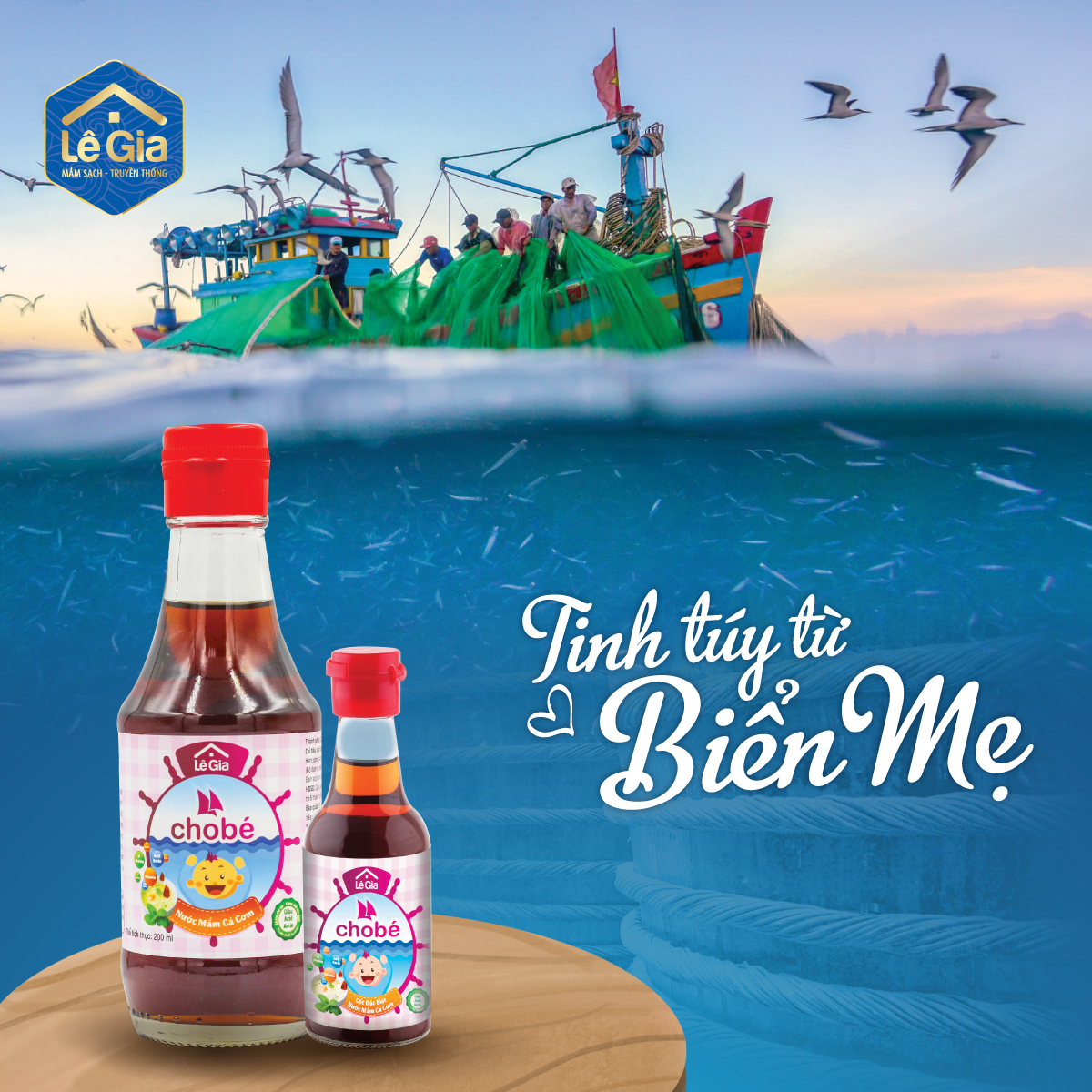 Nước mắm cho bé ăn dặm Lê Gia chai 60ml