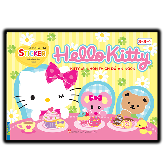 Sách - Stickers Hello Kitty (sách bản quyền)