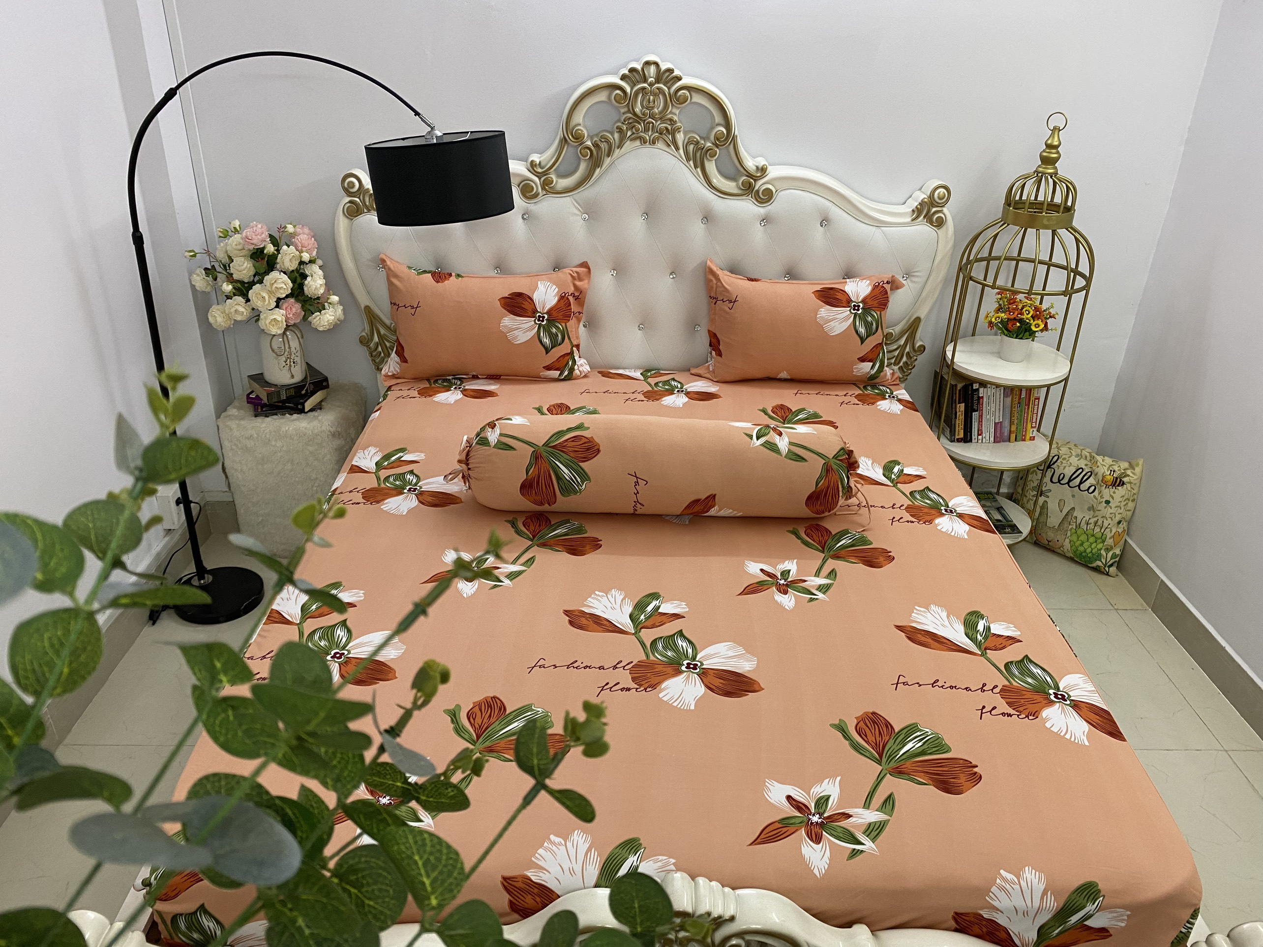 [HCM]Bộ Drap gối Thun Lụa cao cấp {4 món } đặc biệt < áo ôm may dây kéo.#gagoi. giao chuẩn mẫu.