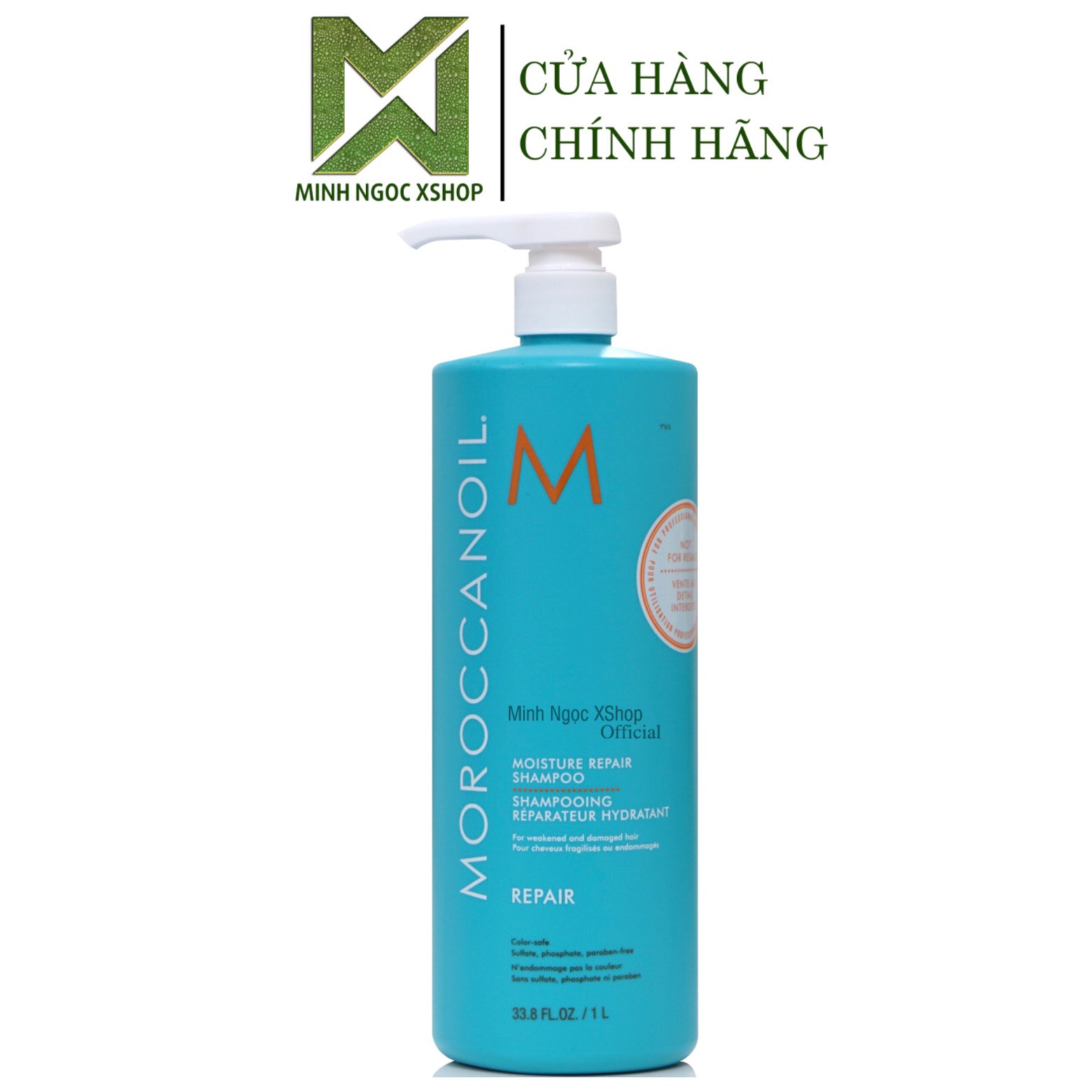 Dầu gội phục hồi độ ẩm Moroccanoil Moisture Repair Shampoo 1000ML chính hãng