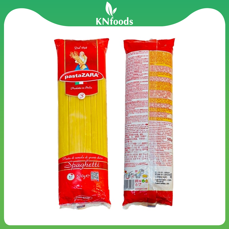 Mì ý Spaghetti Pasta Zara gói 500g
