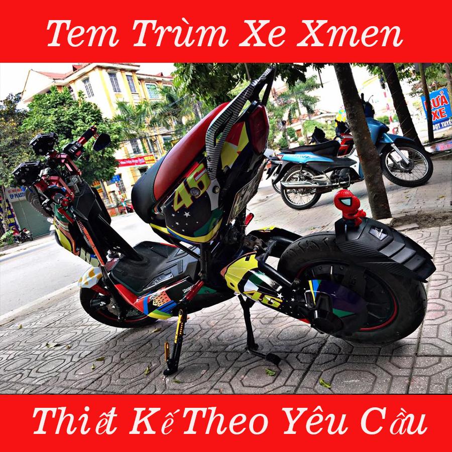 Tem trùm xe điện Xmen Bảy Màu