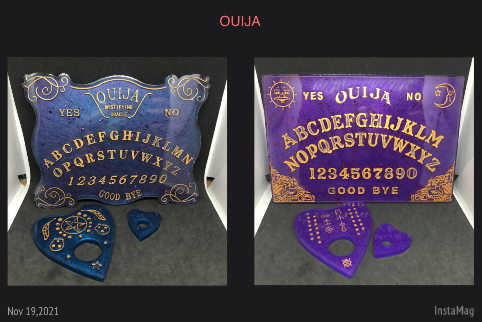 Bảng cầu cơ Bảng Ouija handmade