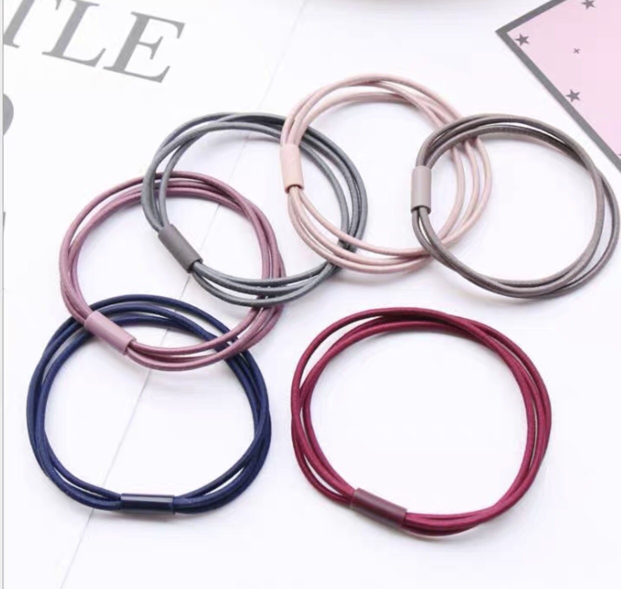 Sỉ 100 dây thun cột tóc 3 sợi