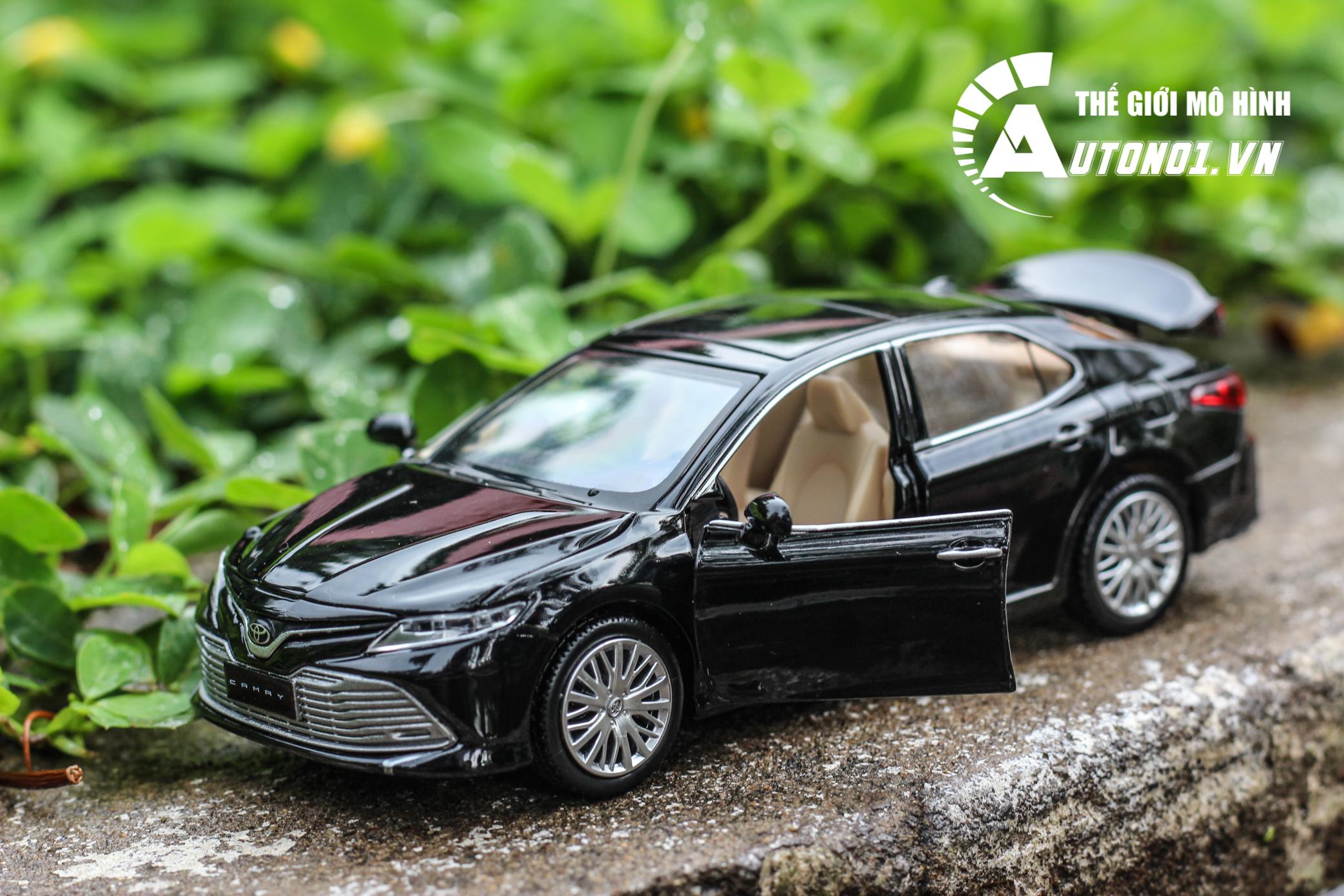 Mô hình xe sedan toyota camry 2019 black 1:32 msz 6751