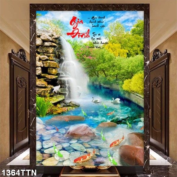 ( Rẻ vô địch ) Tranh dán tủ lạnh , trang trí phòng khách