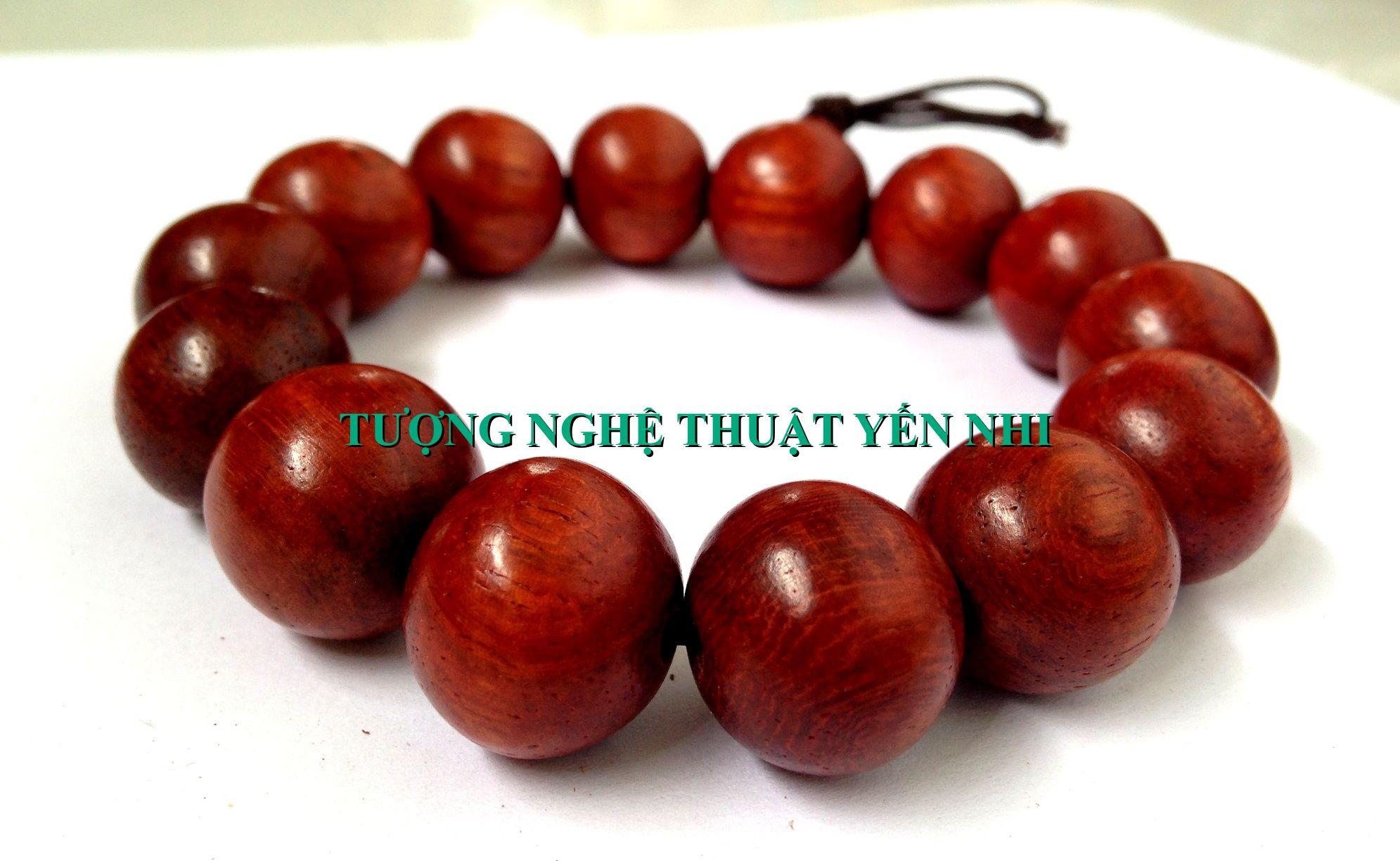 Vòng tay gỗ hương cao cấp 16mm