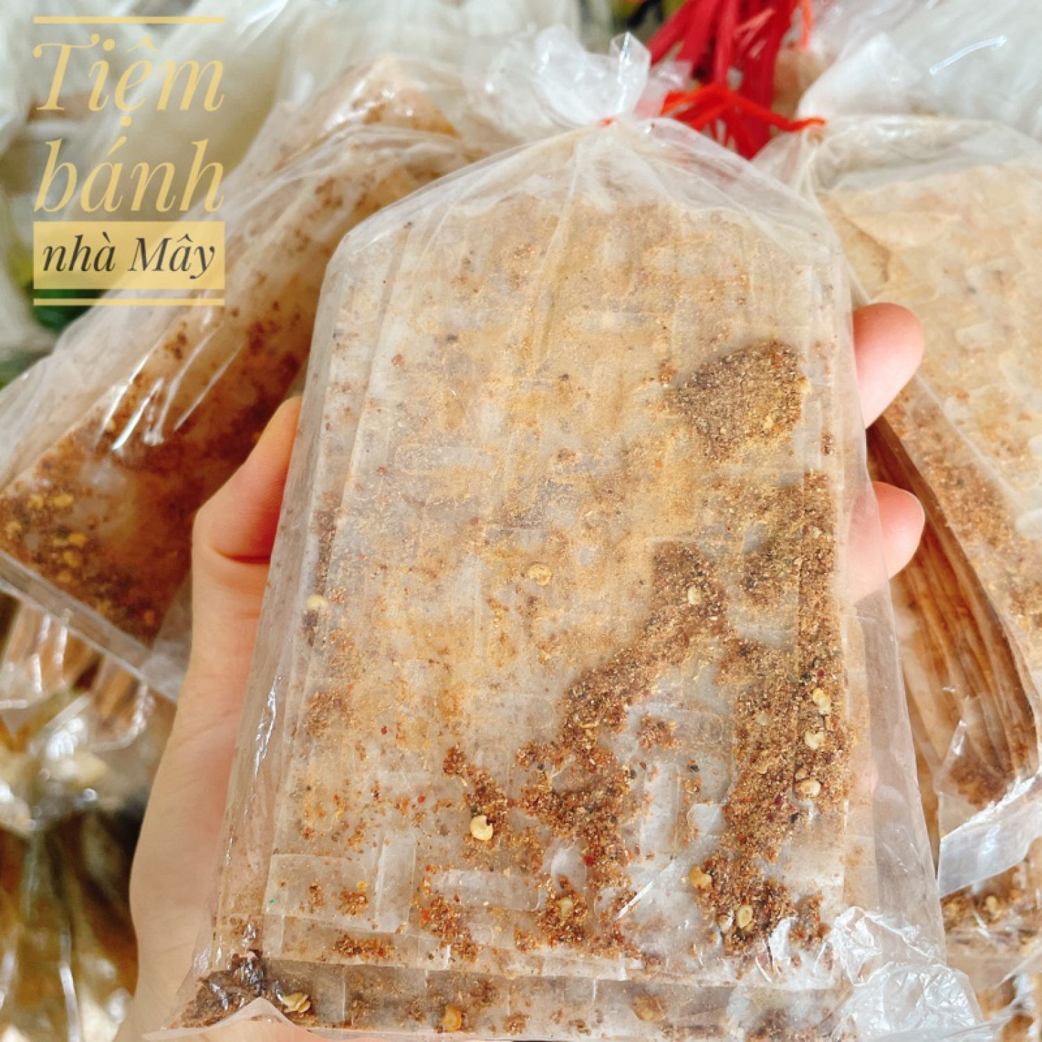 BÁNH TRÁNG XIKE MUỐI TỎI (KHÔ)